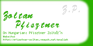 zoltan pfisztner business card